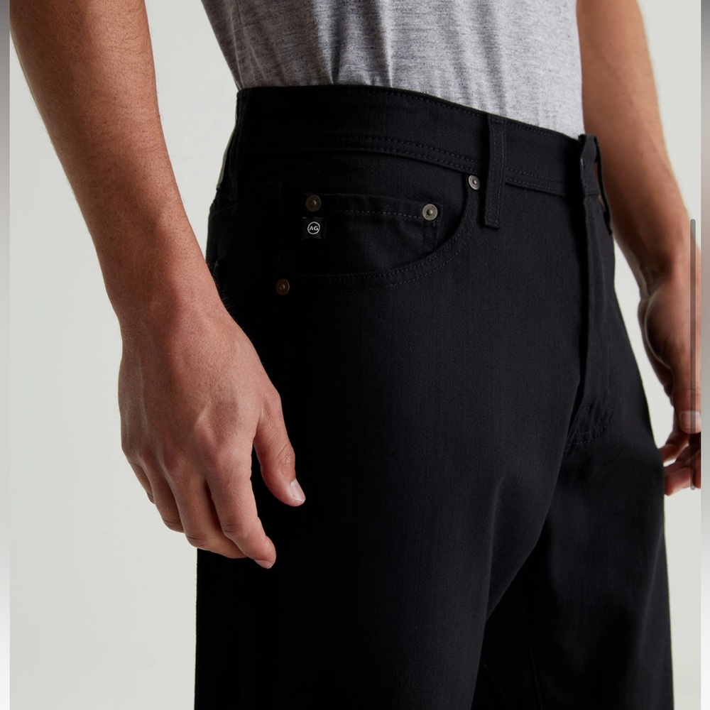 AG GRADUATE TAILORED LEG BLACK JEANS - Picture 4 of 16